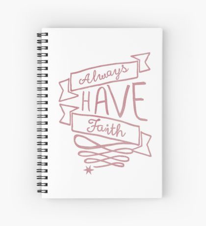 420x460 Christian Watercolor Faith Quote Spiral Notebook - Christian Watercolor