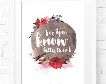 340x270 Christian Poster. Wall Art Decor. Printable Art. God Lives - Christian Watercolor