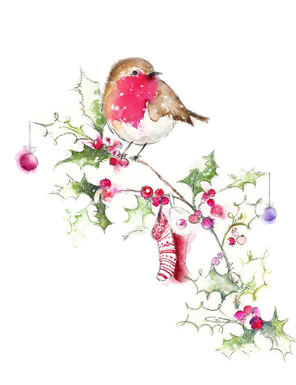591x768 Pin By Donna Ellis On Digital Images Printables - Christmas Watercolor
