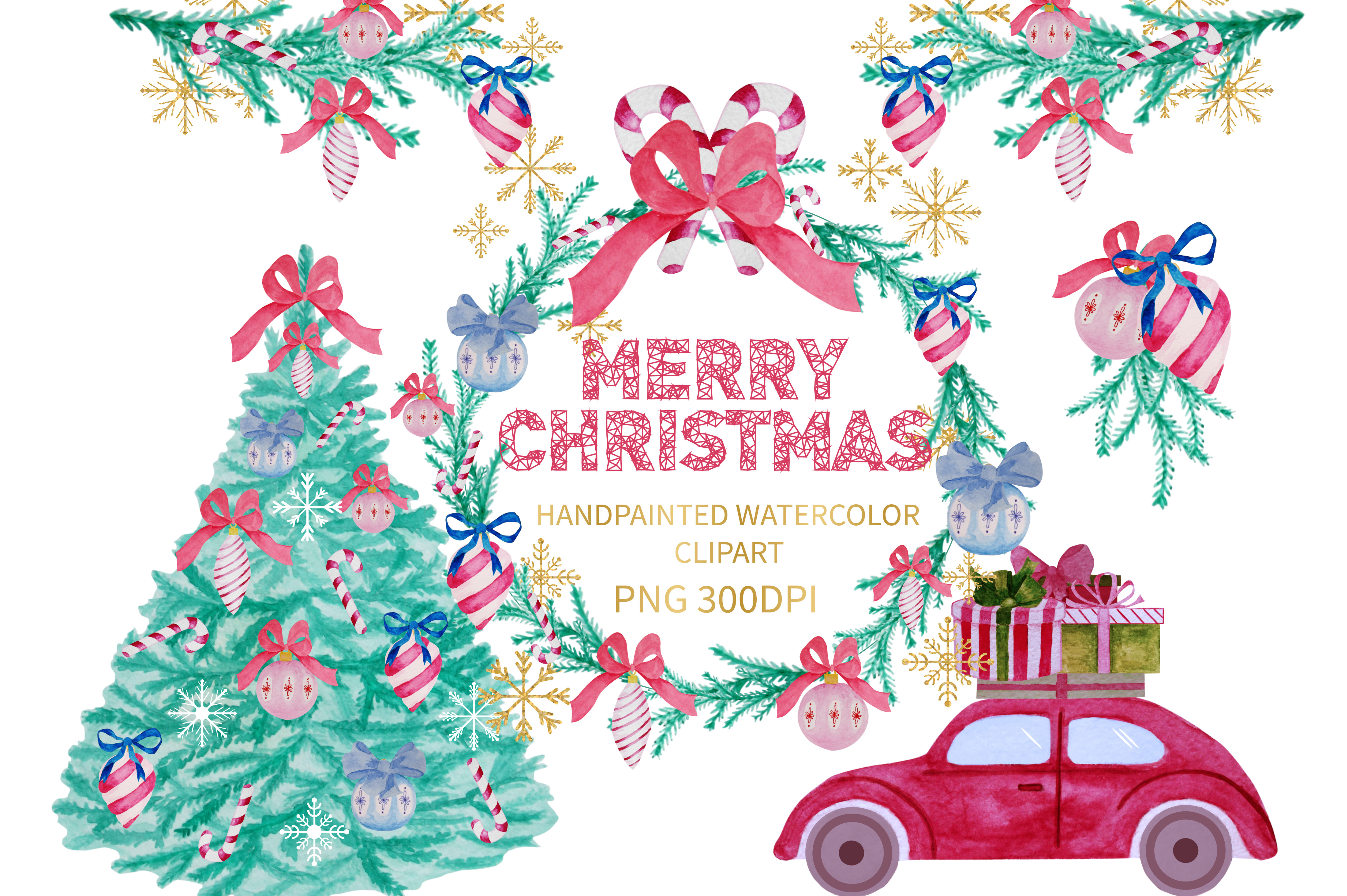 4833x3217 Christmas Watercolor Clipart Watercolor Xmas - Christmas Watercolor Art