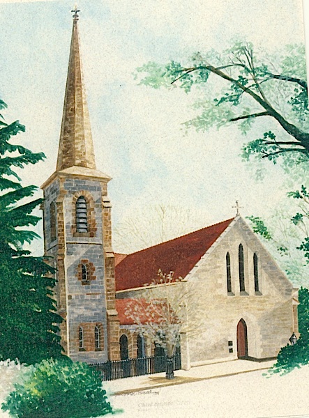 443x600 Lynnarto House Portraits - Church Watercolor