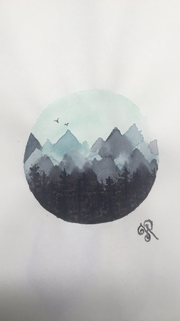 750x1334 Pas2 A Watery Scenery Rhetoric And Civic Life Blog - Circle Watercolor Art