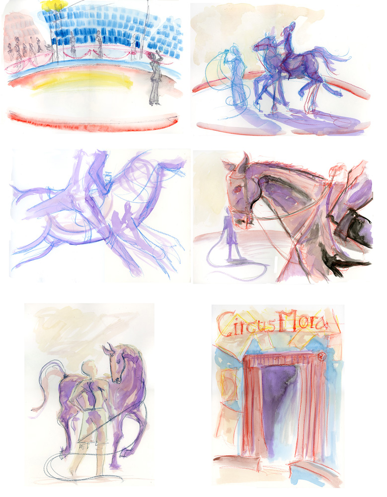 779x1000 Flora Circus - Circus Watercolor