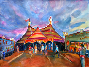 300x225 Berkshire Landscapes - Circus Watercolor