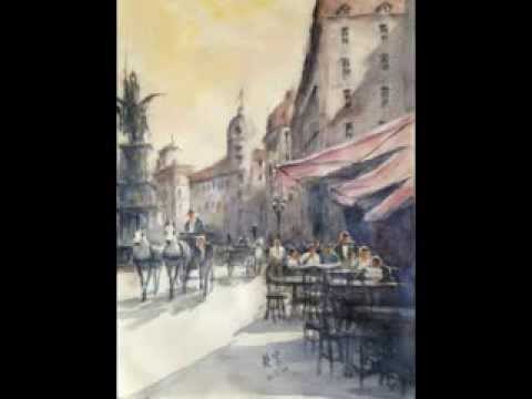 480x360 My Watercolor Painting Vienna Cityscape - Cityscape Watercolor Painting