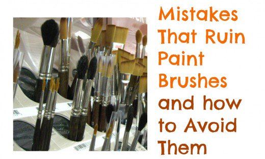 520x313 How To Ruin Paint Brushes Feltmagnet - Cleaning Watercolor Brushes