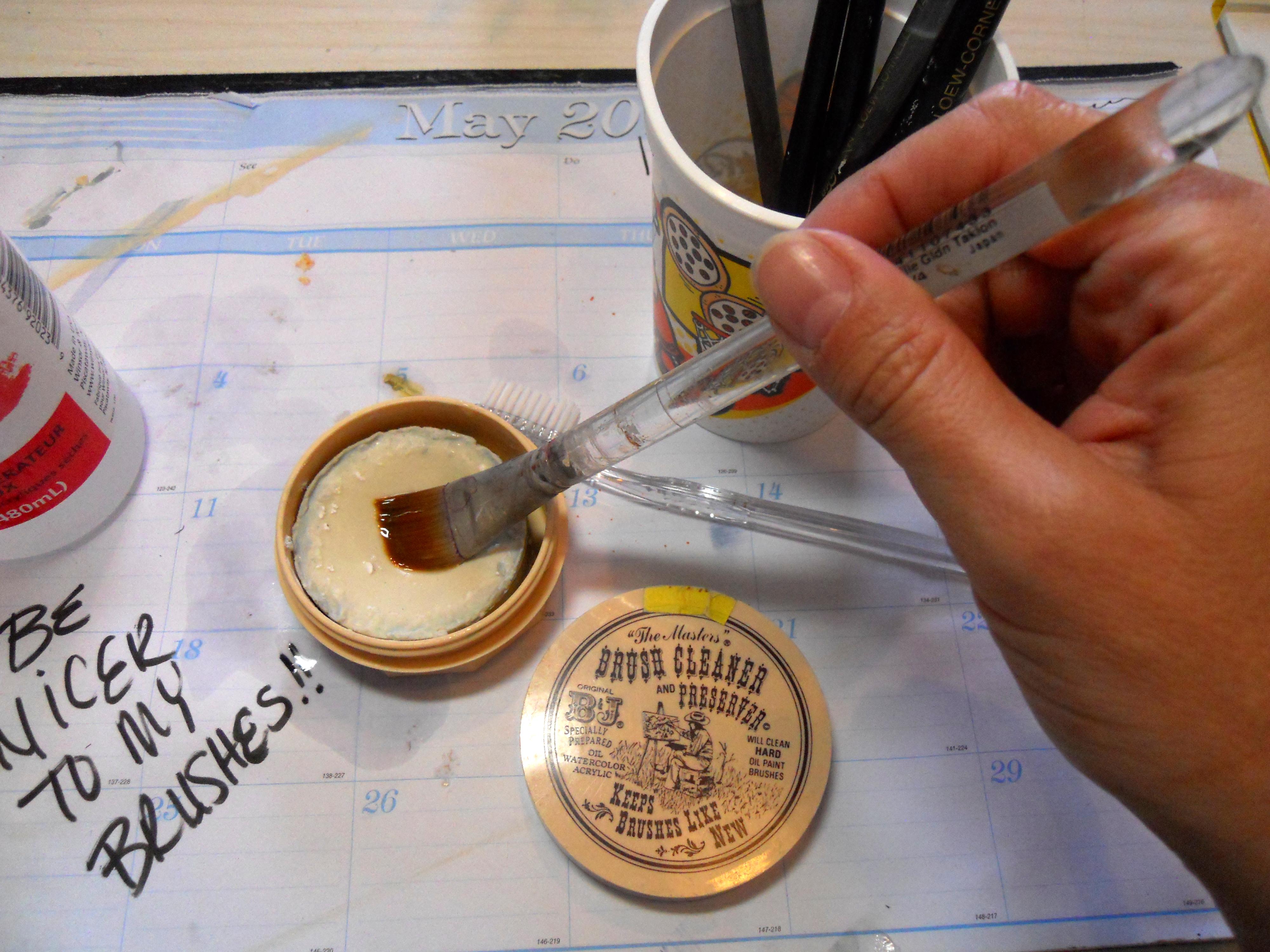 4000x3000 Save A Brush! Art - Cleaning Watercolor Brushes