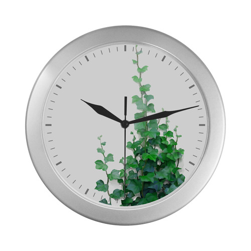 500x500 Watercolor Ivy - Clock Watercolor
