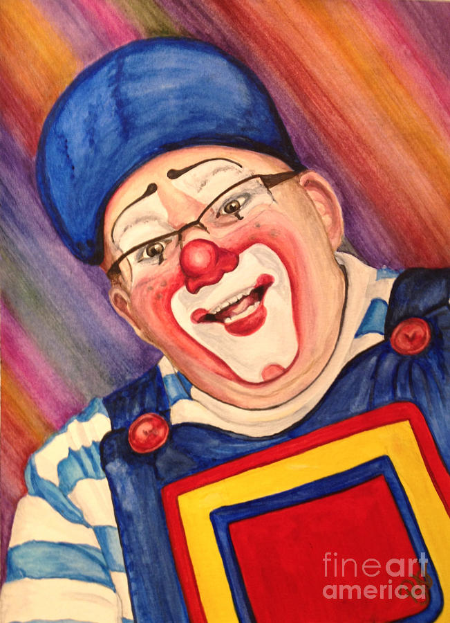 651x900 Watercolor Clown - Clown Watercolor