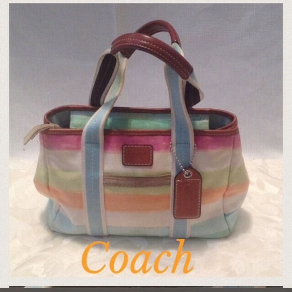 580x580 Selling This Coach Hampton Weekender Watercolor Purse In My - Coach Watercolor Purse