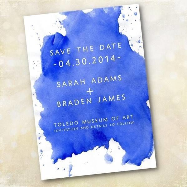 600x600 Cobalt Blue Wedding Inspiration Cobalt, Watercolor - Cobalt Blue Watercolor