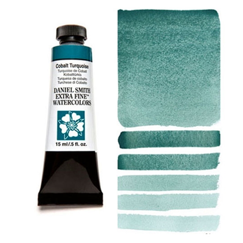 Cobalt Turquoise Watercolor at PaintingValley.com | Explore collection ...