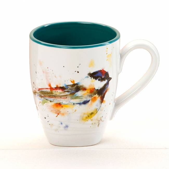 650x650 Watercolor Chickadee Coffee Mug - Coffee Cup Watercolor