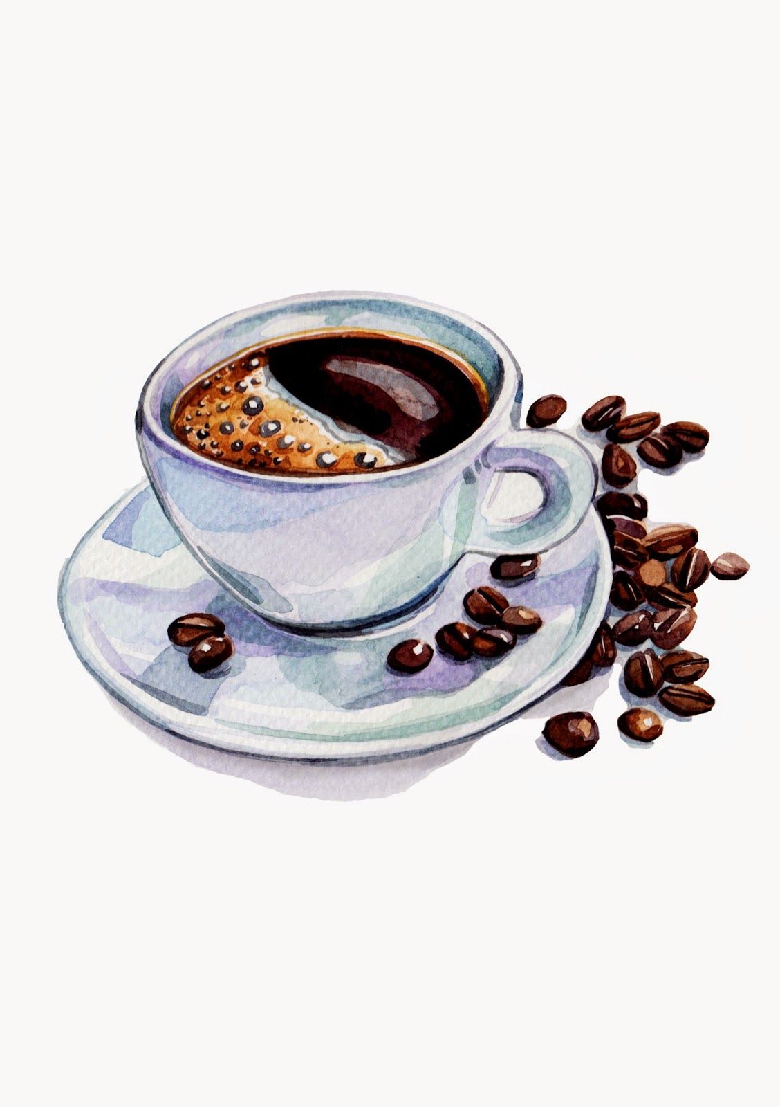 1128x1600 Watercolour Illustrations - Coffee Cup Watercolor