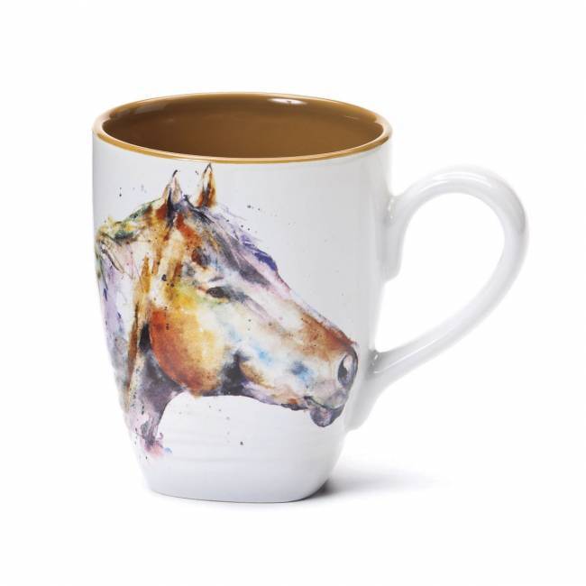 650x650 Watercolor Horse Head Coffee Mug - Coffee Mug Watercolor