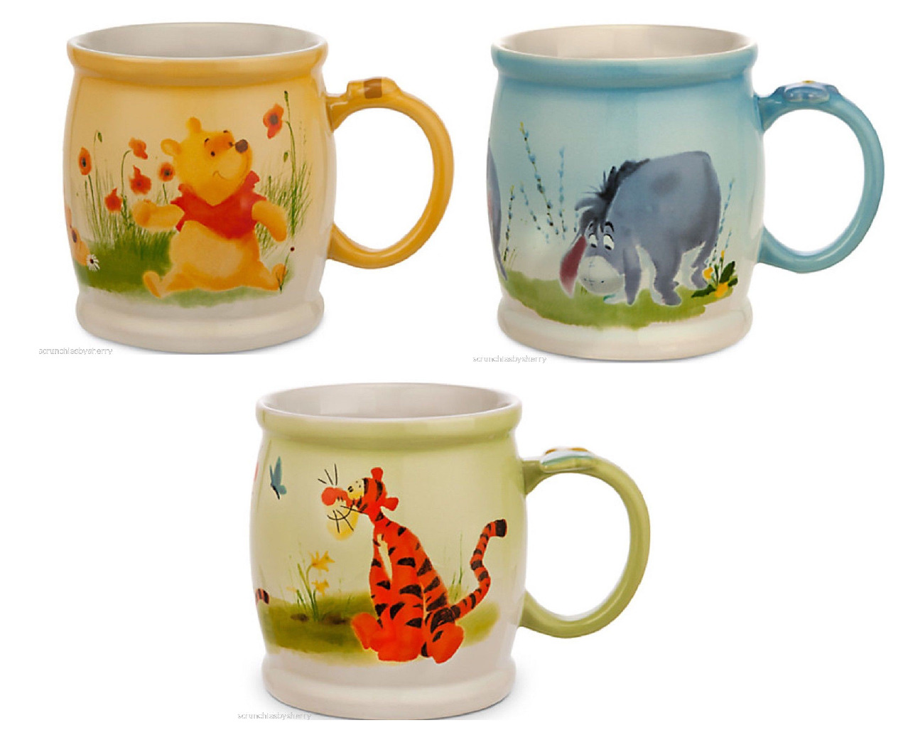 1278x1034 Disney Store Winnie The Pooh Tigger Eeyore Watercolor Coffee Mug - Coffee Mug Watercolor