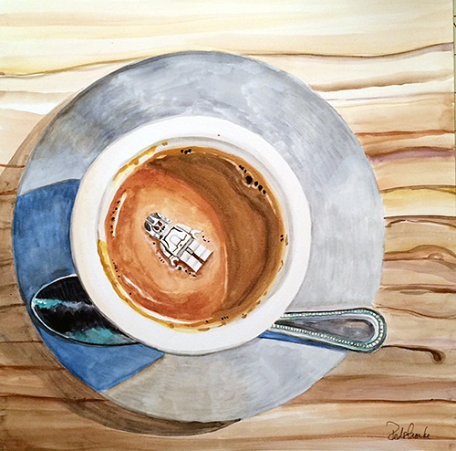 500x494 Happy Death By New Watercolor! Redstreake - Coffee Watercolor