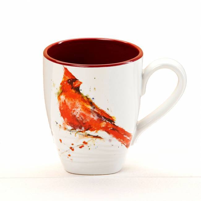 650x650 Watercolor Cardinal Coffee Mug - Coffee Watercolor