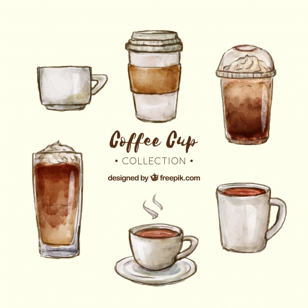 626x626 Watercolor Coffee Vectors, Photos And Psd Files Free Download - Coffee Watercolor
