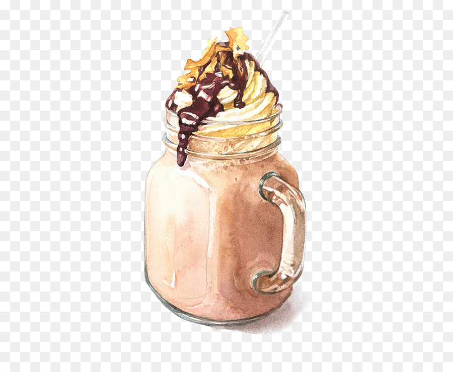 900x740 Download Iced Coffee Watercolor Painting Drawing Illustrati A - Coffee Watercolor Painting