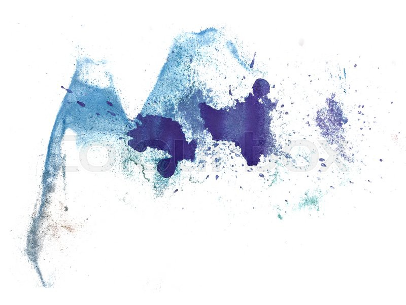 800x602 Abstract Drawing Stroke Ink Blue Watercolor Brush Water Color - Color Splash Watercolor