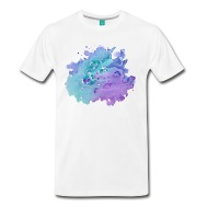 190x190 Watercolor Color Splash Pattern Minimalistic Art By Hooyadesign - Color Splash Watercolor