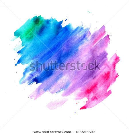 450x470 Abstract Watercolor Background, Blue Purple Pink And Green Color - Color Splash Watercolor