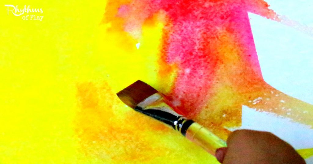 1024x536 Two Color Wet On Wet Watercolor Painting Rhythms Of Play - Color Watercolor