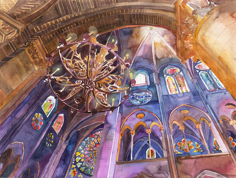 900x680 Colorful Watercolor Paintings By Maja Wronska (11 Pics) - Colorful Watercolor Paintings