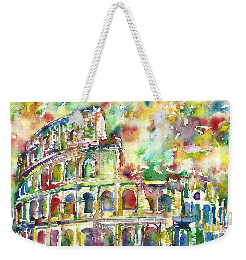 800x845 Colosseum - Colosseum Watercolor