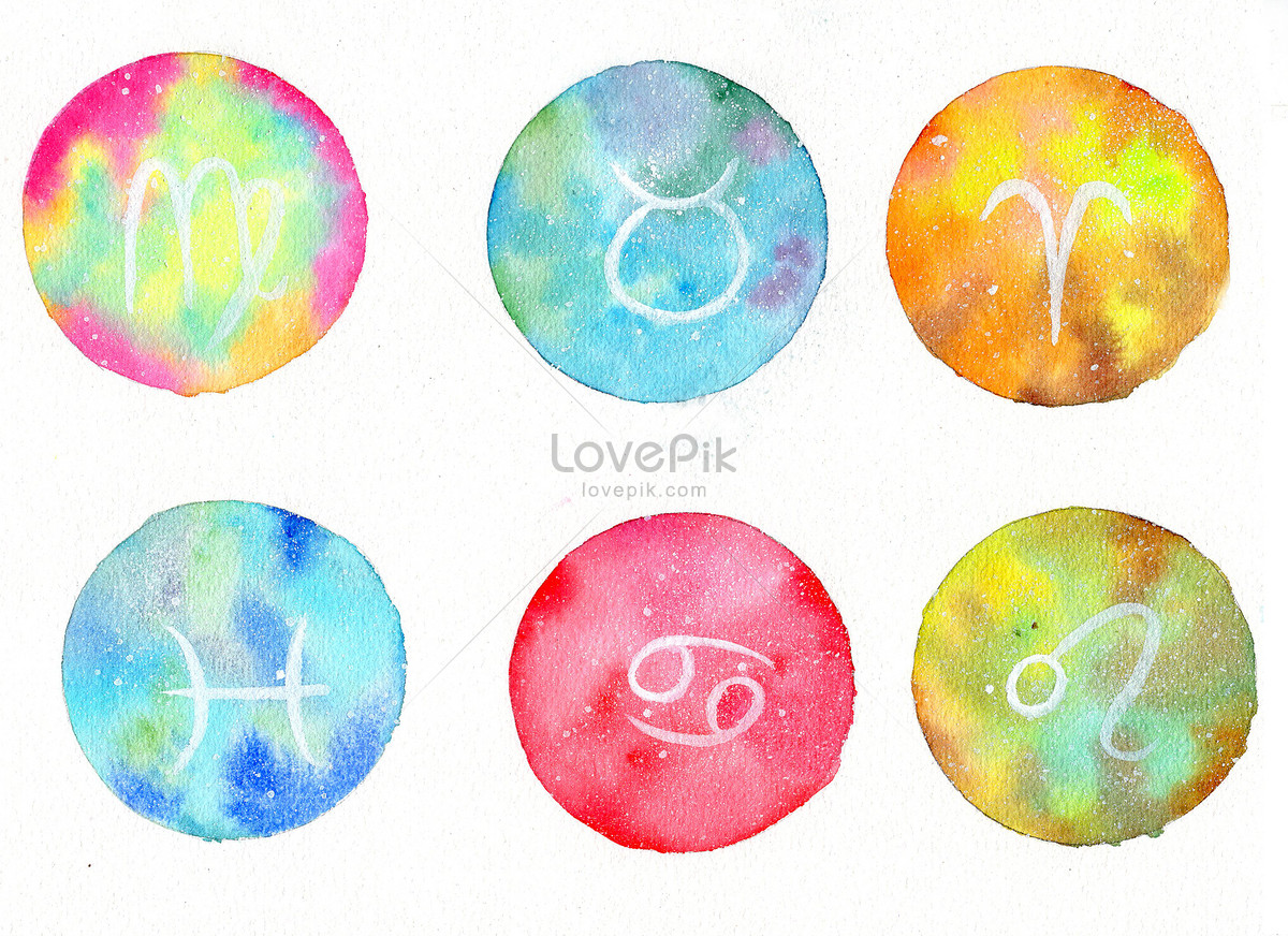 1200x872 Watercolor Hand Drawing Constellation Photo Image Picture Free - Constellation Watercolor