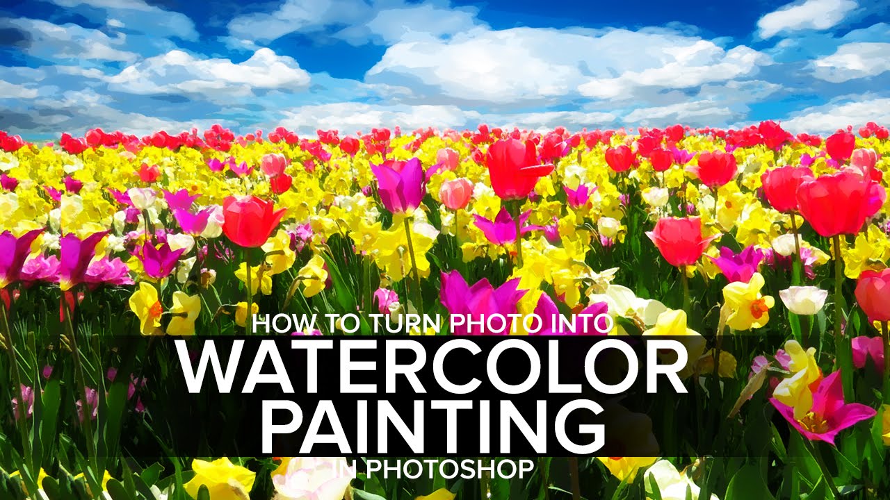 1280x720 How To Turn Photo Into Watercolor Painting In Photoshop - Convert Photo To Watercolor