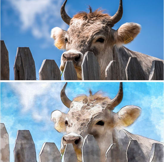 551x547 Convert A Photo Into A Digital Watercolor Using Photoshop By - Convert Photo To Watercolor