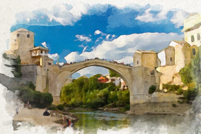 680x454 Convert Your Photo To Watercolor Painting By Tagras - Convert Photo To Watercolor