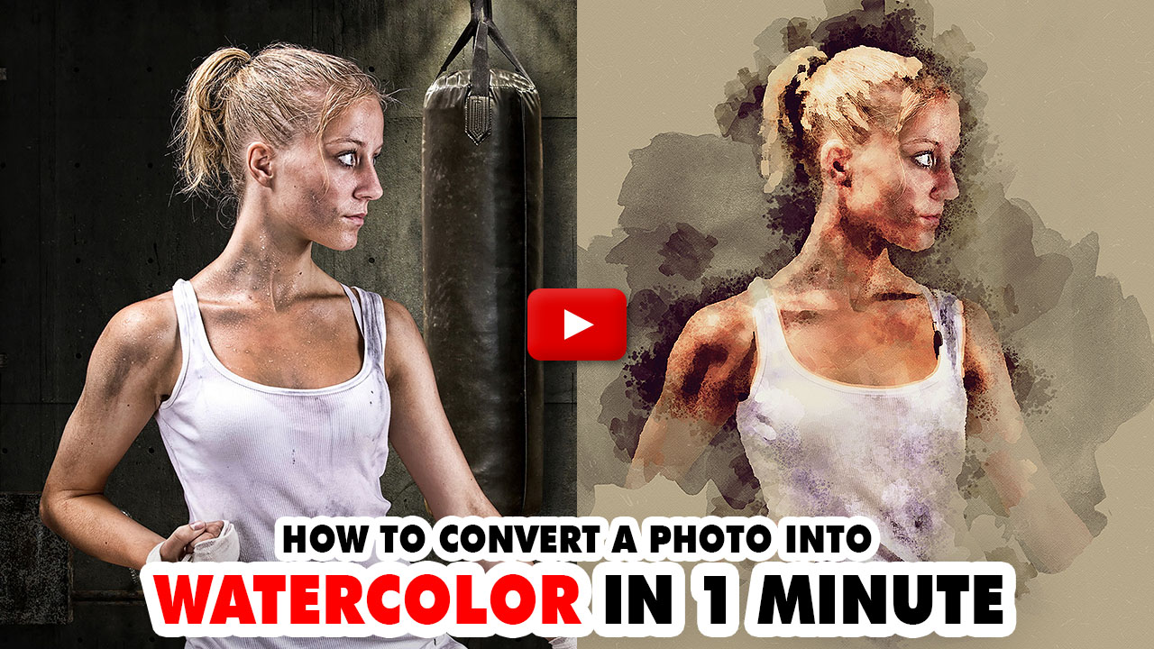 turn picture into watercolor