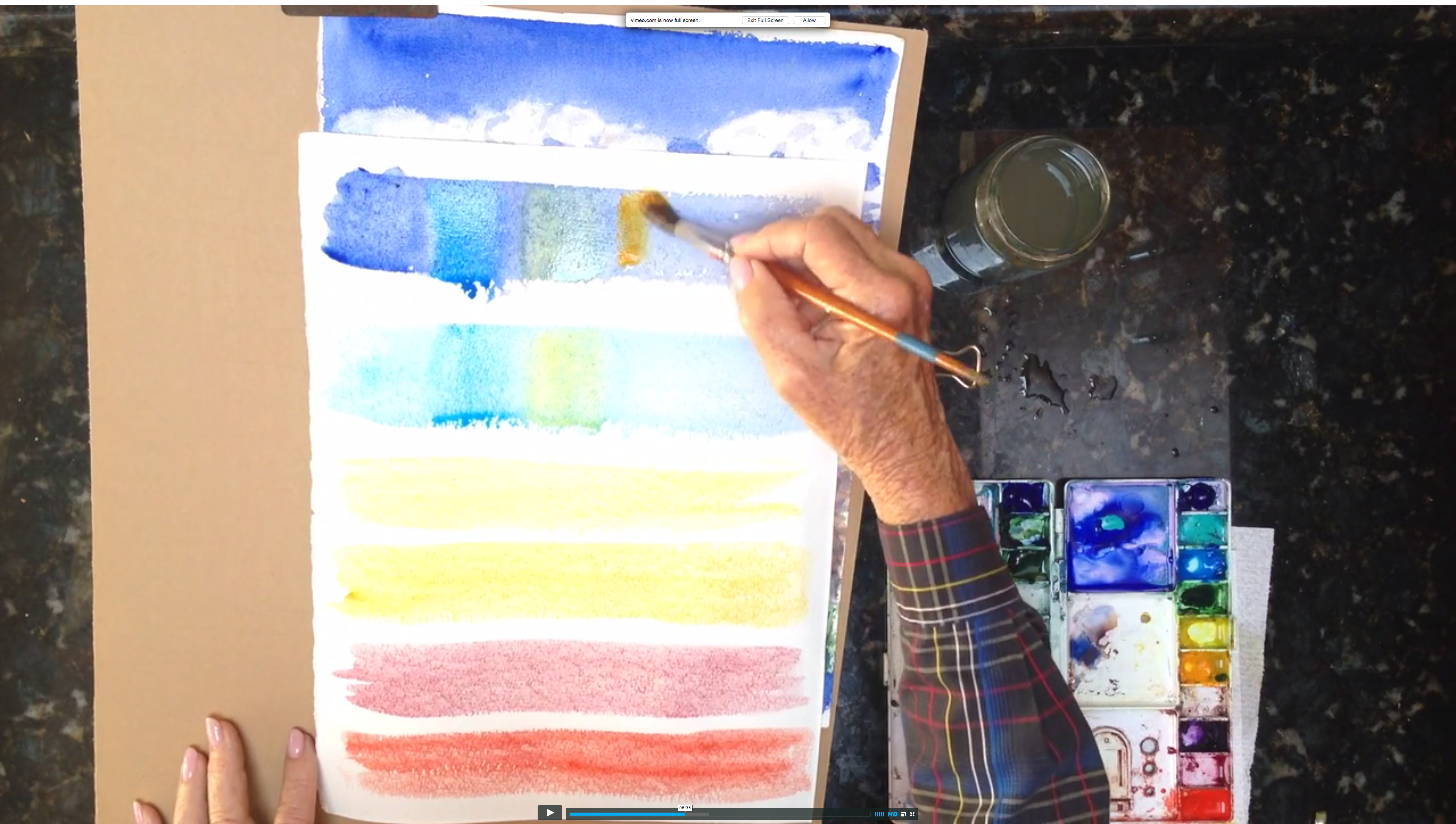 3840x2173 How To Use Warm And Cool Colors - Cool Watercolor