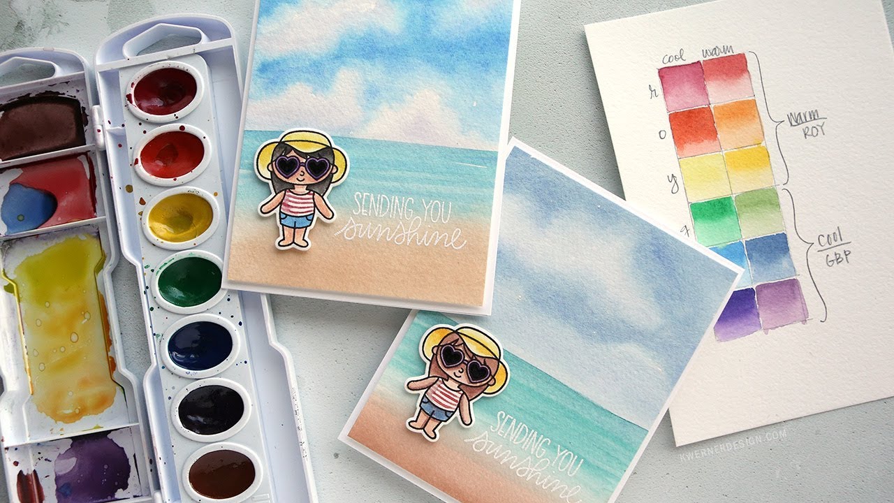 1280x720 Warm Vs. Cool Colors + How To Watercolor A Beach Scene - Cool Watercolor
