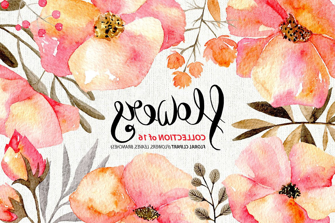 1160x772 Coral Wedding Invitations Beautiful Gentle Watercolor Flowers 16 - Coral Watercolor Flowers