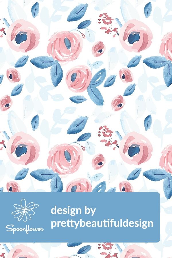 600x900 Flower Wallpaper Pastel In Great Demand Blue Amp Coral Watercolor - Coral Watercolor Flowers