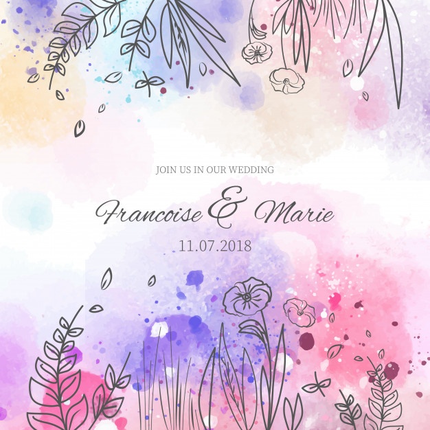 626x626 Watercolor Flowers Vectors, Photos And Psd Files Free Download - Coral Watercolor Flowers
