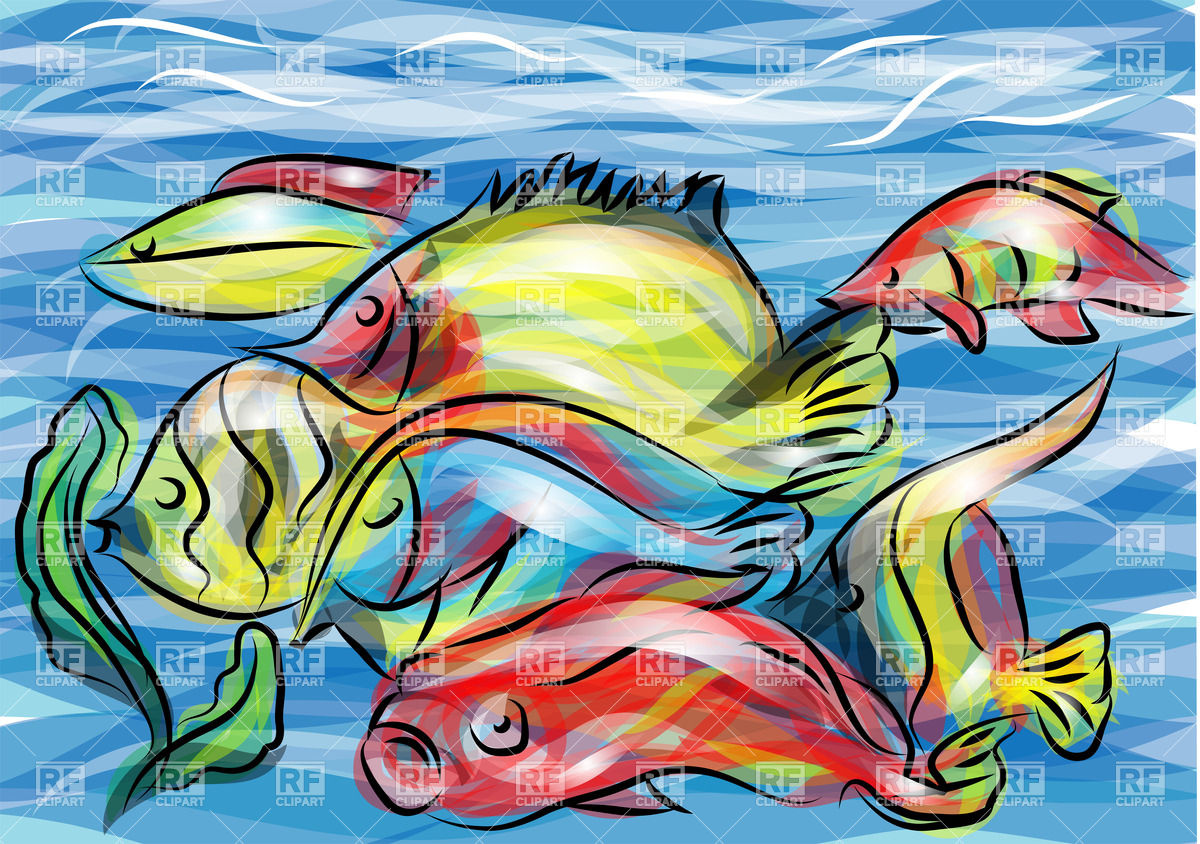 1200x844 Coral Fish The Sea - Coral Watercolor Painting