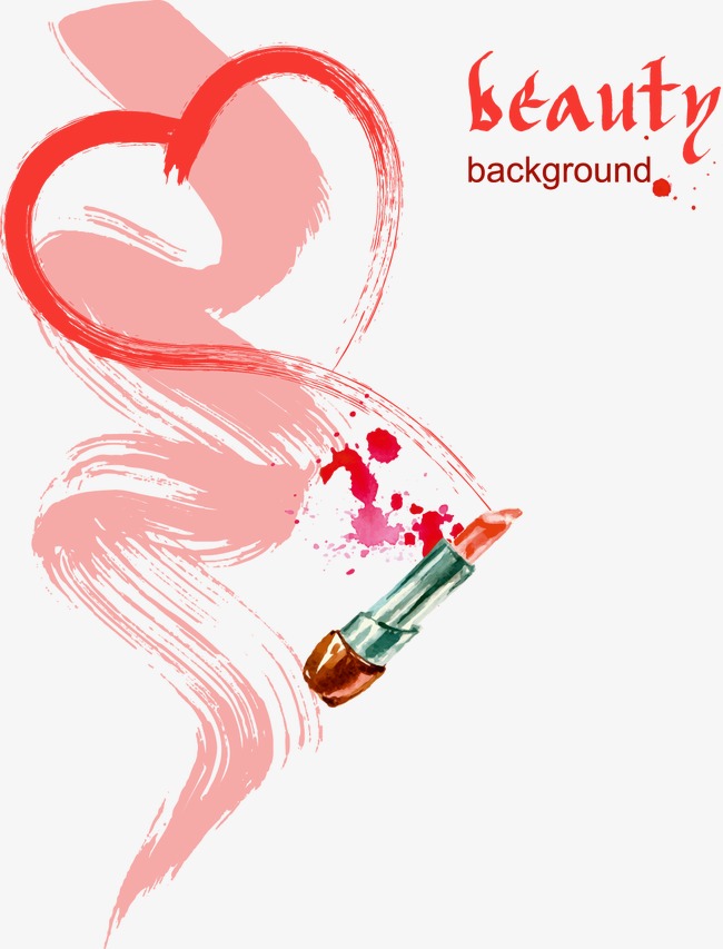 650x853 Lipstick, Lipstick Vector, Watercolor, Cosmetic Png And Vector For - Cosmetic Watercolor