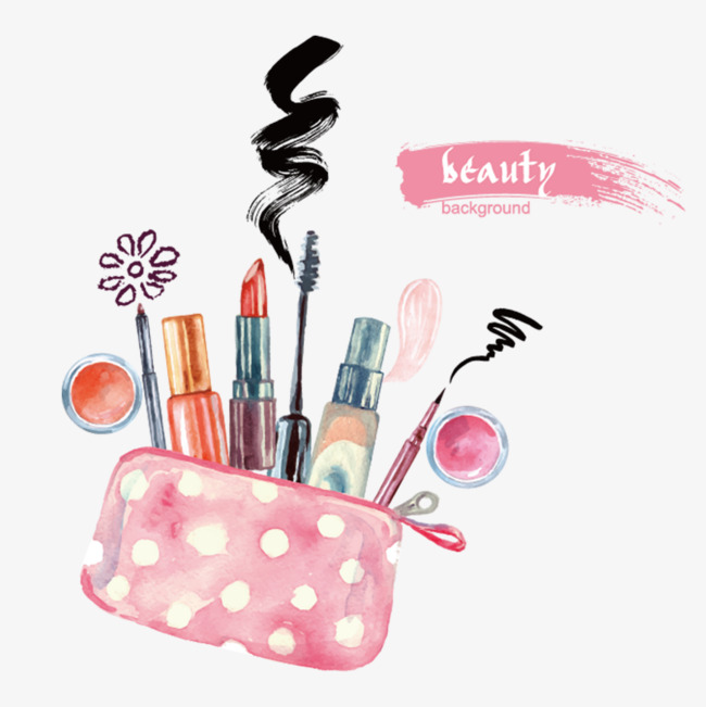 650x651 Watercolor Cosmetic Bags Cosmetics Decorative Patterns, Watercolor - Cosmetic Watercolor