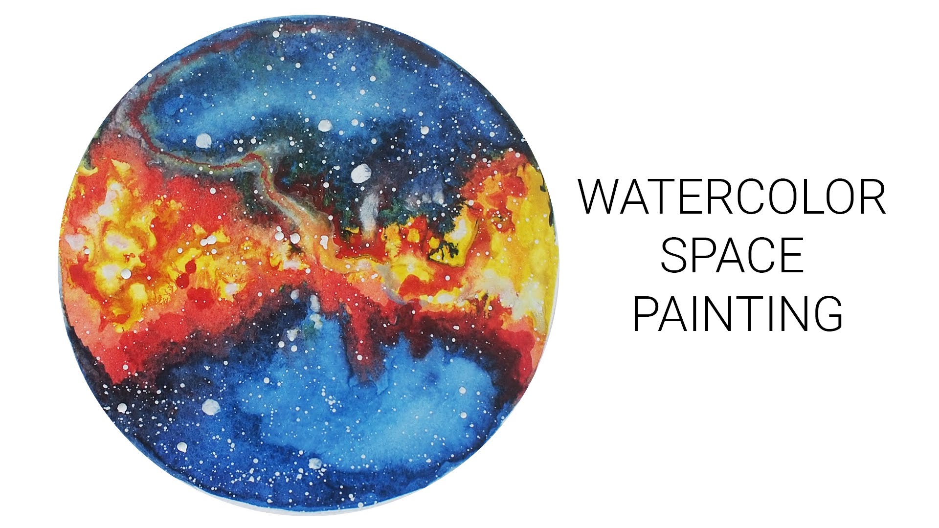 1920x1080 Watercolor - Cosmos Watercolor