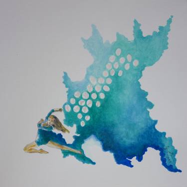 375x375 Original Abstract Watercolor Paintings From Costa Rica Saatchi Art - Costa Rica Watercolor