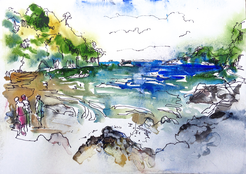 800x568 Costa Rica, Part 4. Sketch Away Travels With My Sketchbook - Costa Rica Watercolor