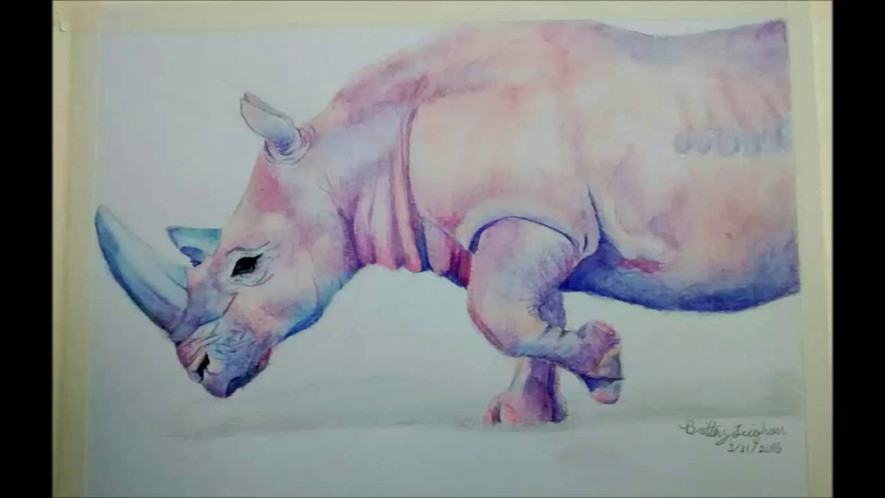 1280x720 Speed Painting - Cotton Candy Watercolor