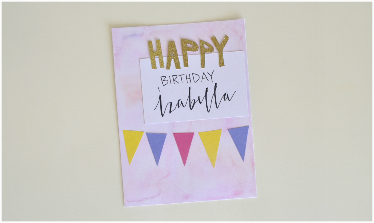 1200x715 Watercolor Cards Cotton Candy Birthday - Cotton Candy Watercolor