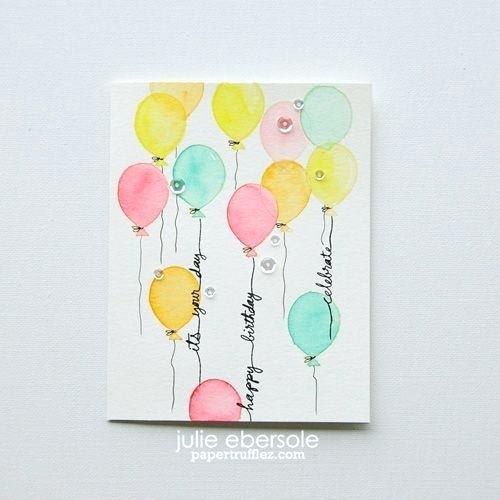 500x500 Best Of Watercolor Birthday Card And Cotton Candy Balloons A Bit - Cotton Candy Watercolor