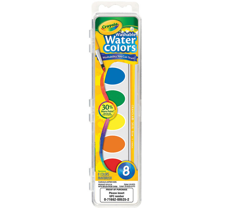 932x840 Crayola Washable Watercolor Paint 8 Ct. Crayola Watercolor Paint - Crayola Watercolors